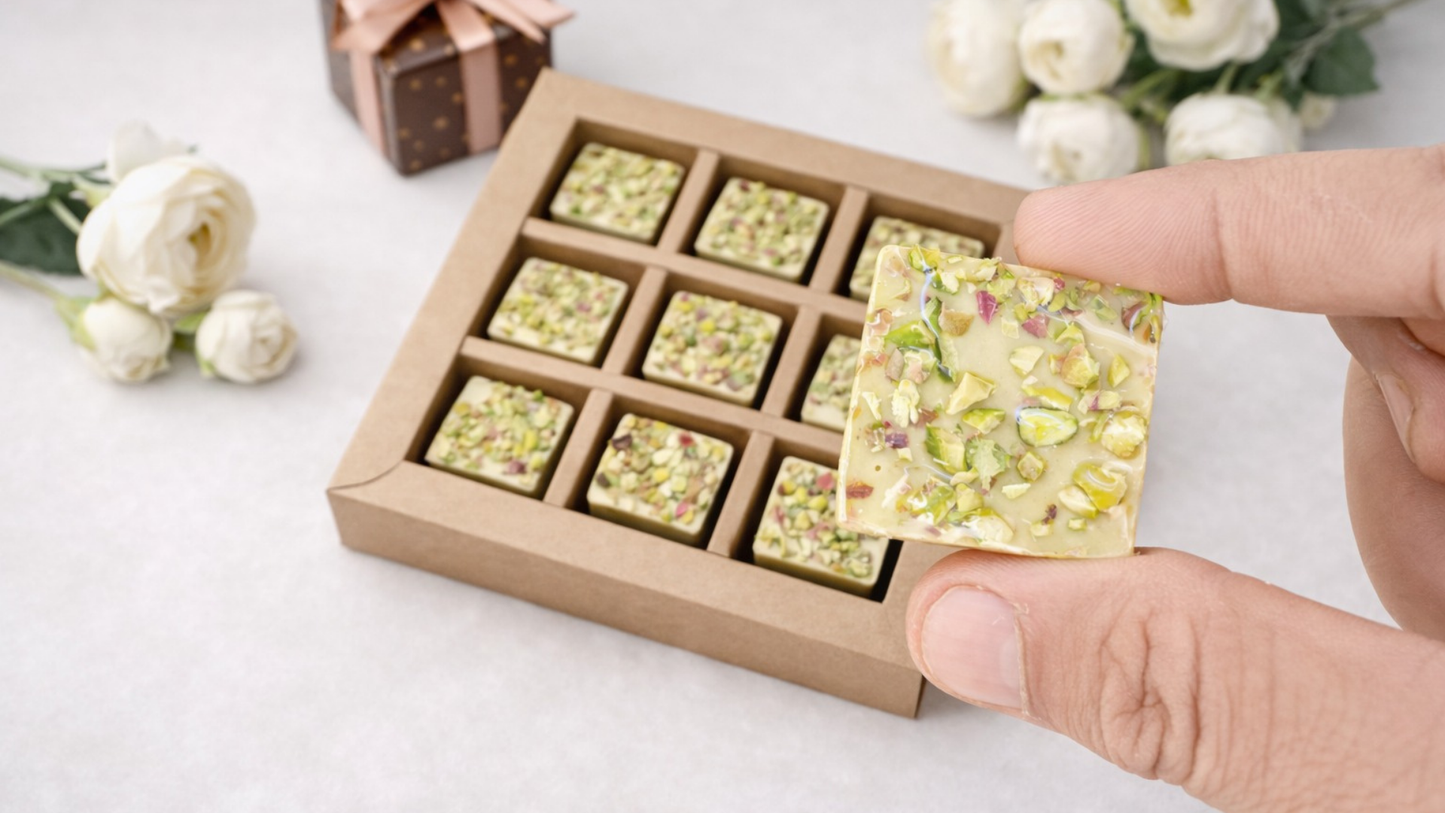 Choko Delights Pista Berry