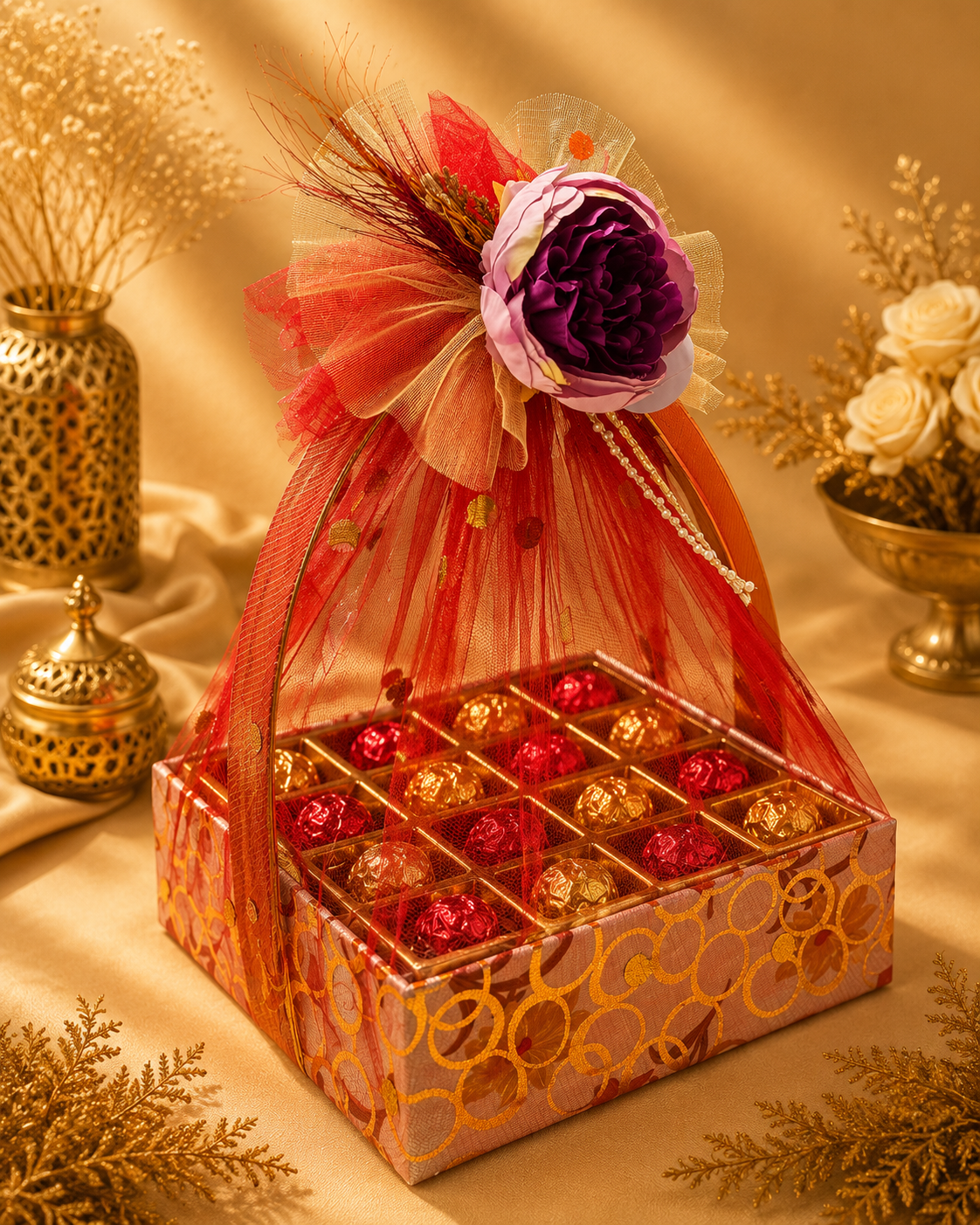 Pearl Paisley Chocolate Tray Hamper